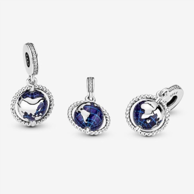 Spinning Globe Dangle Charm Pandora