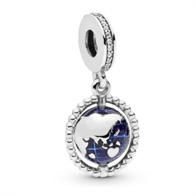 Spinning Globe Dangle Charms Pandora