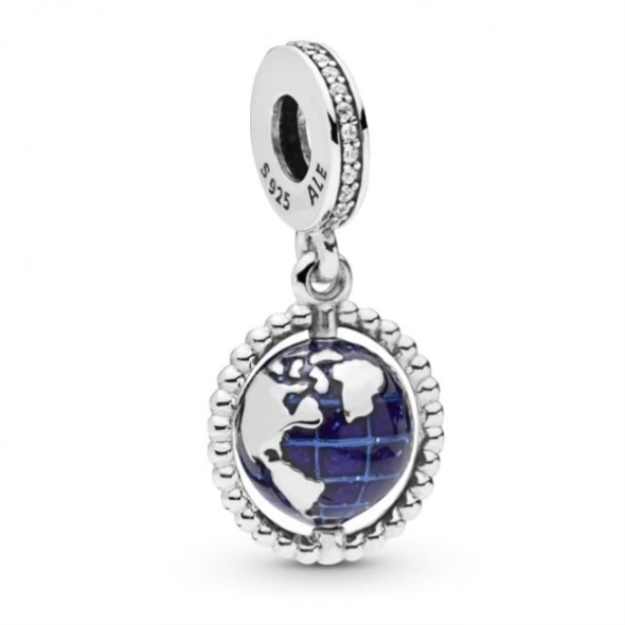 Spinning Globe Dangle Charms Pandora