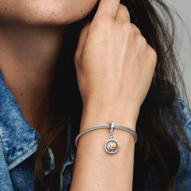 Spinning World Dangle Charm-Final Sale Pandora