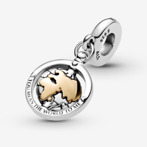 Spinning World Dangle Charm-Final Sale Pandora
