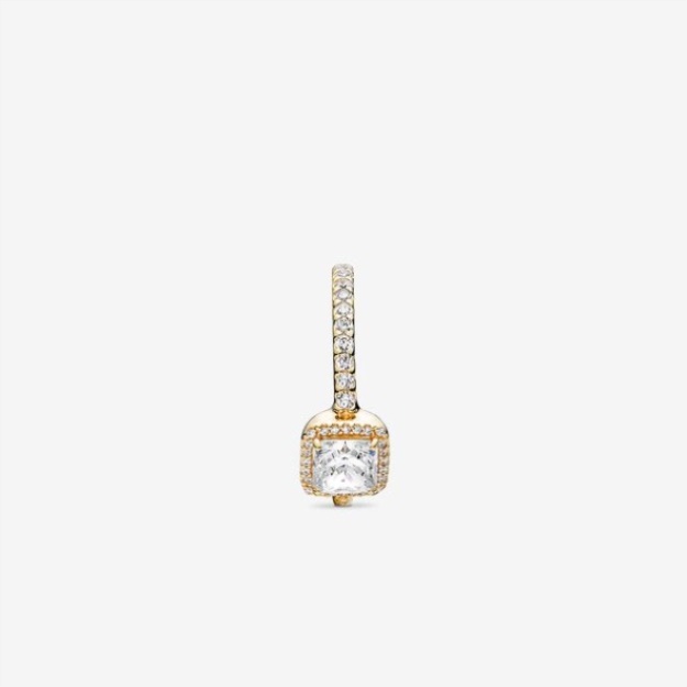 Square Sparkle Halo Ring Pandora