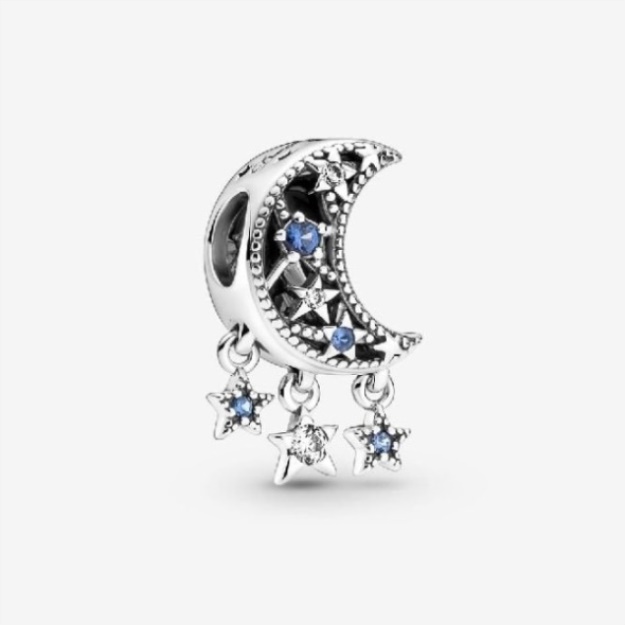 Star  Crescent Moon Charms Pandora