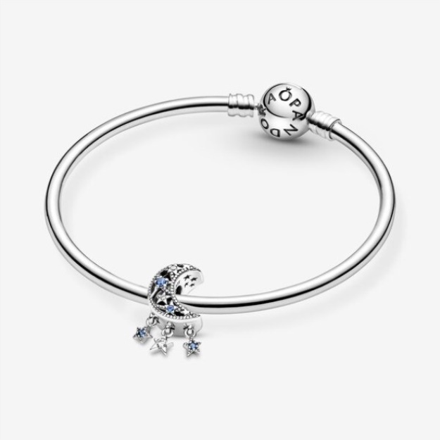 Star Crescent Moon Charm Pandora