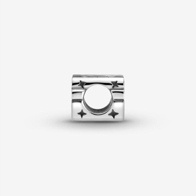 Star Wars Silver 3D Logo Charm-Final Sale Pandora