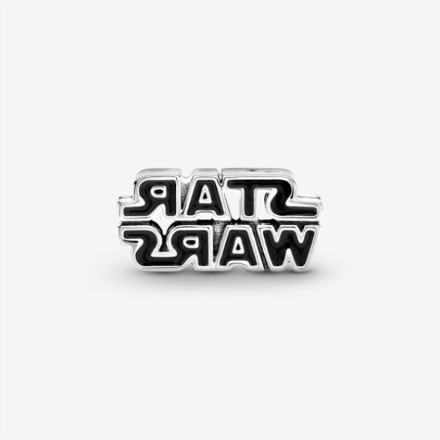 Star Wars Silver 3D Logo Charm-Final Sale Pandora