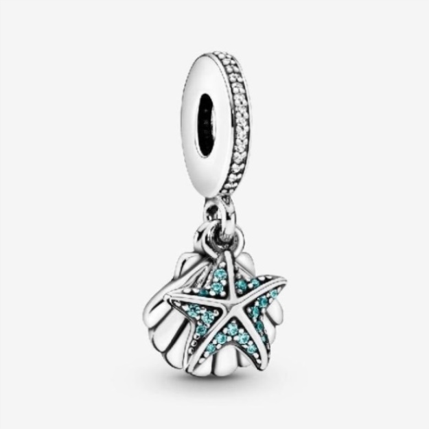 Starfish  Sea Shell Dangle Charms Pandora