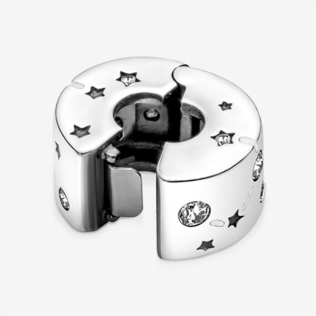 Stars Galaxy Clip Charm Pandora