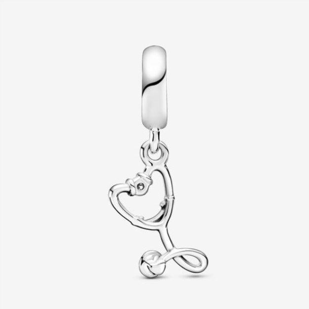Stethoscope Heart Dangle Charm Pandora