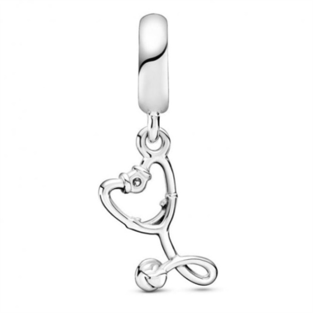 Stethoscope Heart Dangle Charms Pandora