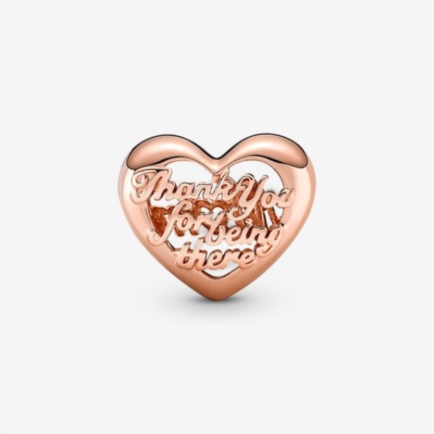 Thank You Mom Heart Charm Pandora
