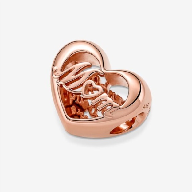 Thank You Mom Heart Charm Pandora