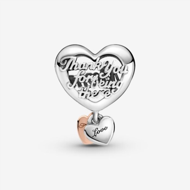 Thank You Mum Heart Charm Pandora