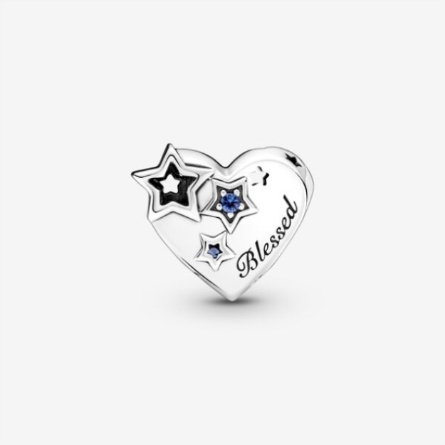 Thankful Heart Stars Charm Pandora