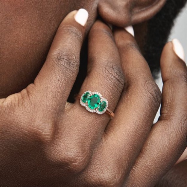 Three Stone Vintage Ring Pandora