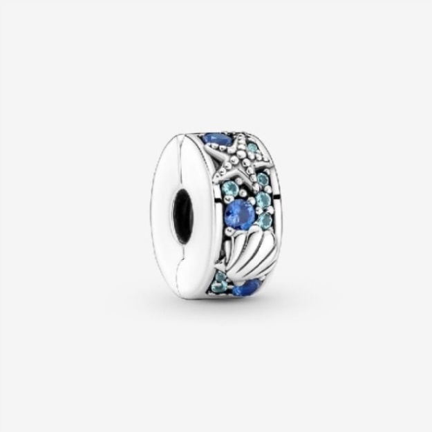 Tropical Starfish  Shell Clip Charms Pandora