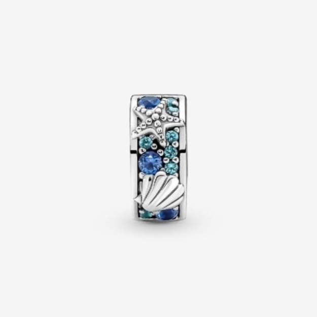 Tropical Starfish  Shell Clip Charms Pandora
