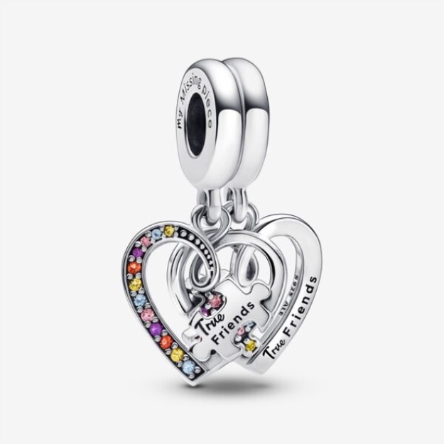 True Friends Splittable Friendship Necklace Set Pandora