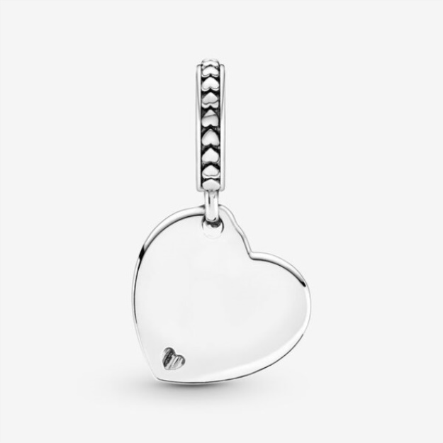 Two-Tone Family Tree Heart Dangle Charm Pandora