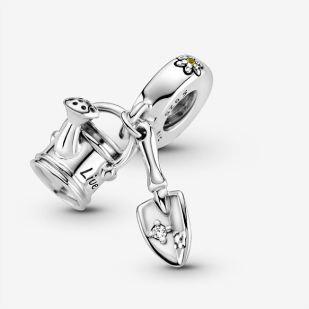 Watering Can Trowel Dangle Charm Pandora
