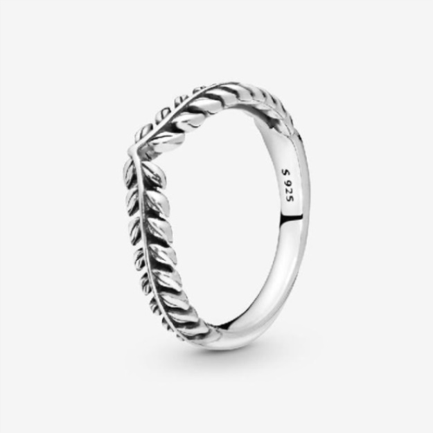 Wheat Pandora Grains Wishbone Ring