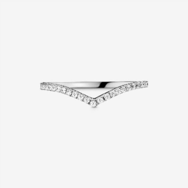 Wishbone Sparkling Pandora Ring