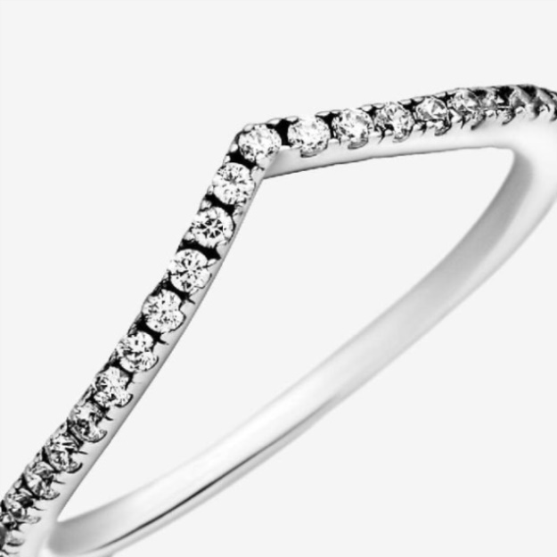 Wishbone Sparkling Pandora Ring