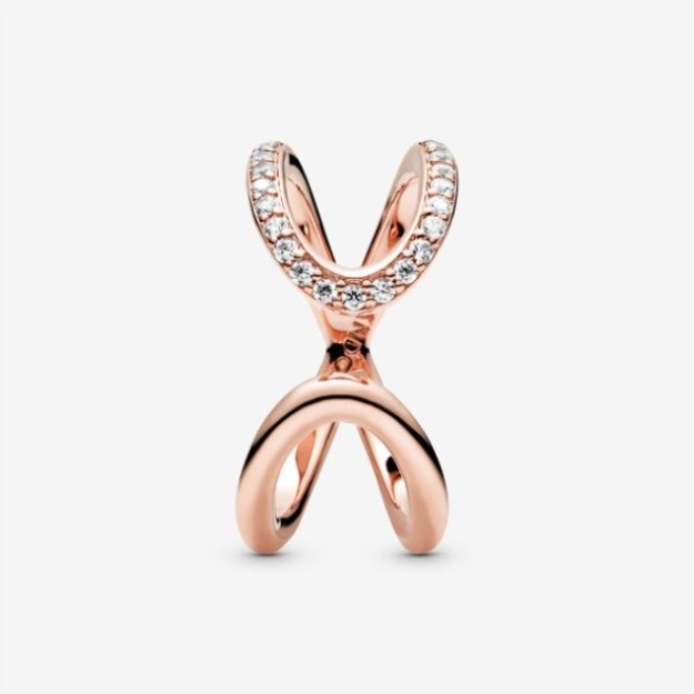 Wrapped Open Infinity Ring Pandora