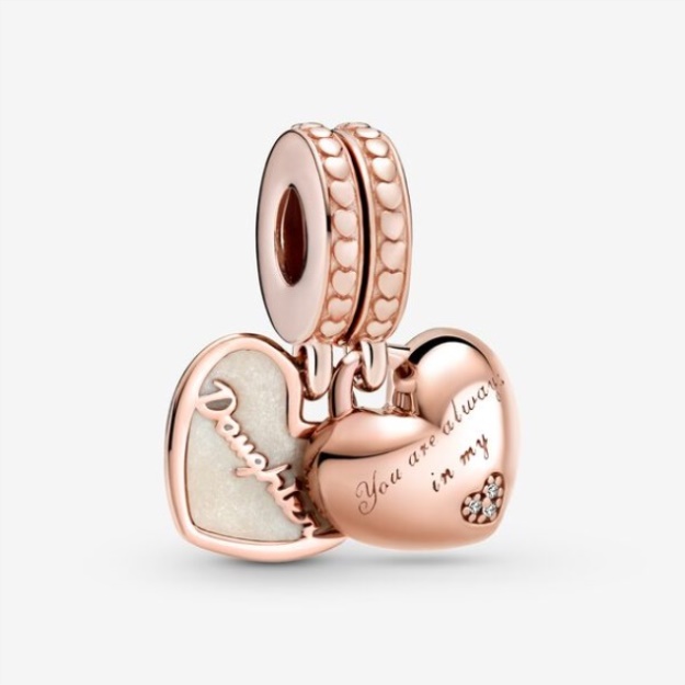 You\re Always In My Heart Split Dangle Charm Pandora