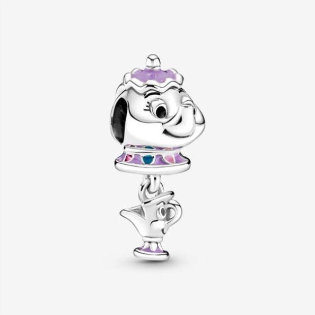 Disney Beauty And The Beast Mrs. Potts And Chip Dangle Charm Pandora