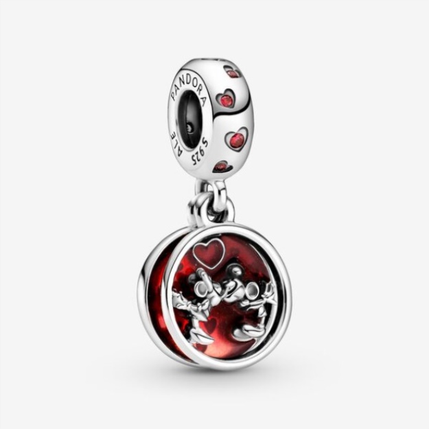 Disney Mickey Mouse Minnie Mouse Love And Kisses Dangle Charm Pandora