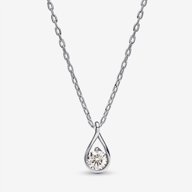 Pandora Brilliance Lab-Created 0.50 Ct Tw Diamond Pendant Necklace