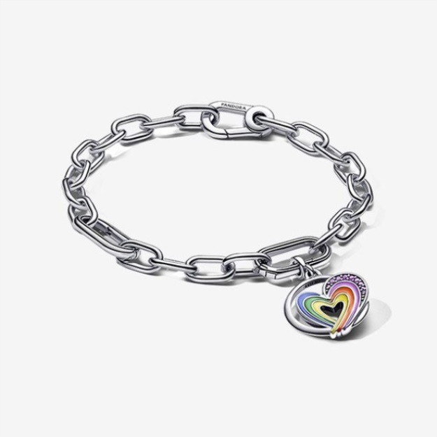 Pandora Me Rainbow Heart Bracelet Set