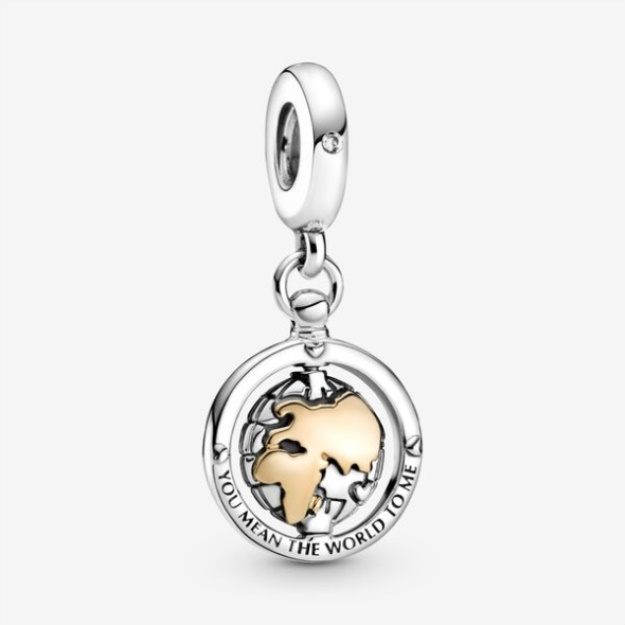 Spinning World Dangle Charm-Final Sale Pandora