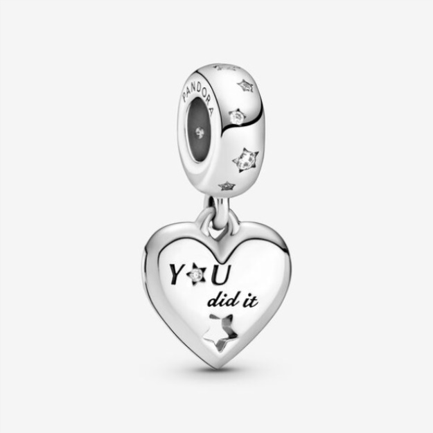 Congratulations Heart Stars Dangle Charm Pandora