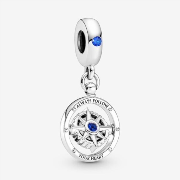 Spinning Compass Dangle Charm Pandora