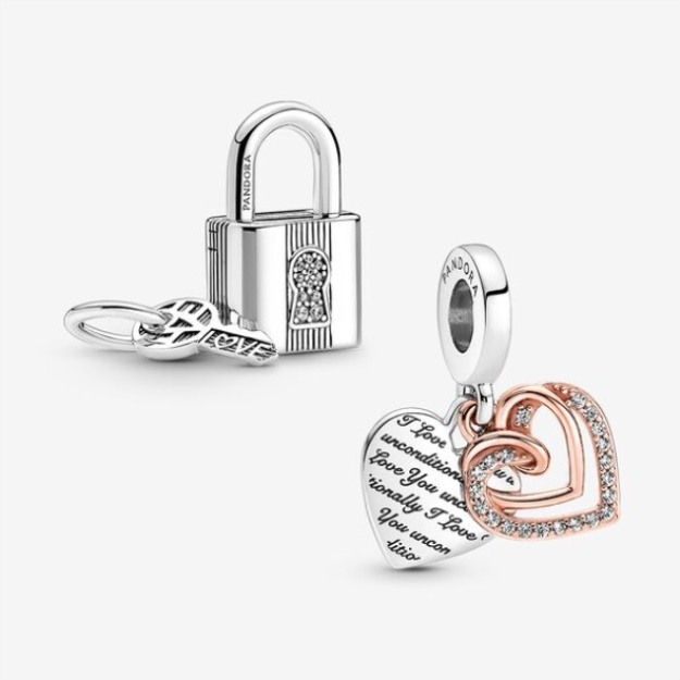 Locked Together Charm Set Pandora