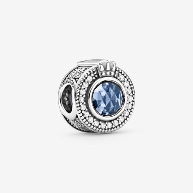 Sparkling Blue Crown O Charm Pandora