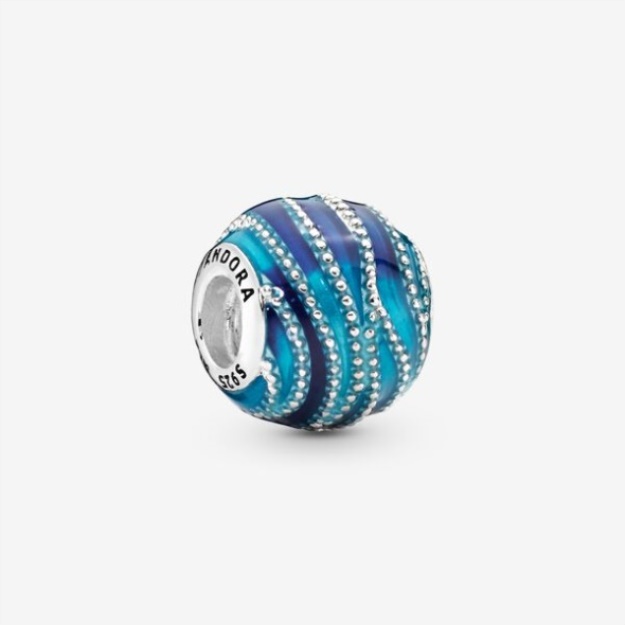 Blue Wave Charm Pandora