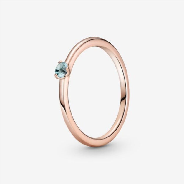 Light Blue Solitaire Ring Pandora