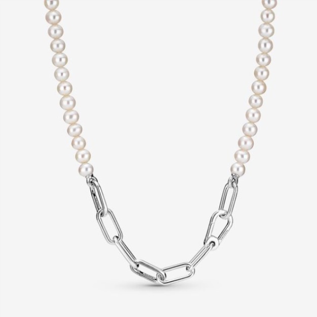 Pandora Me Treated Freshwater Cultured Pearl Necklace