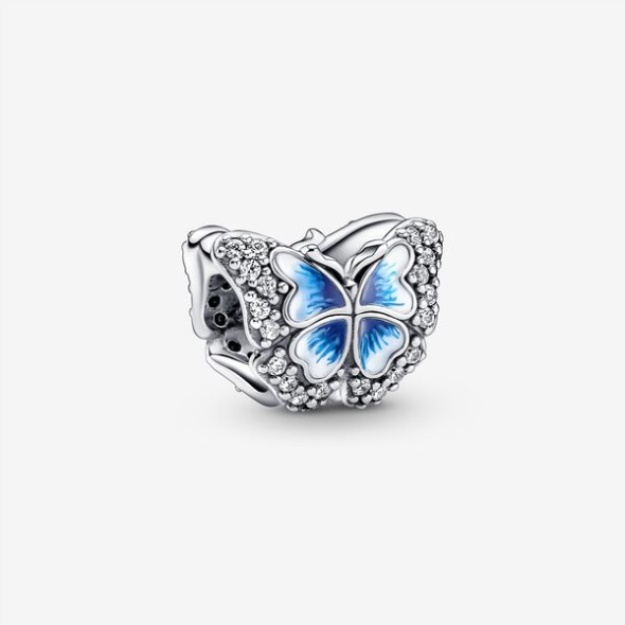 Blue Butterfly Sparkling Charm Pandora