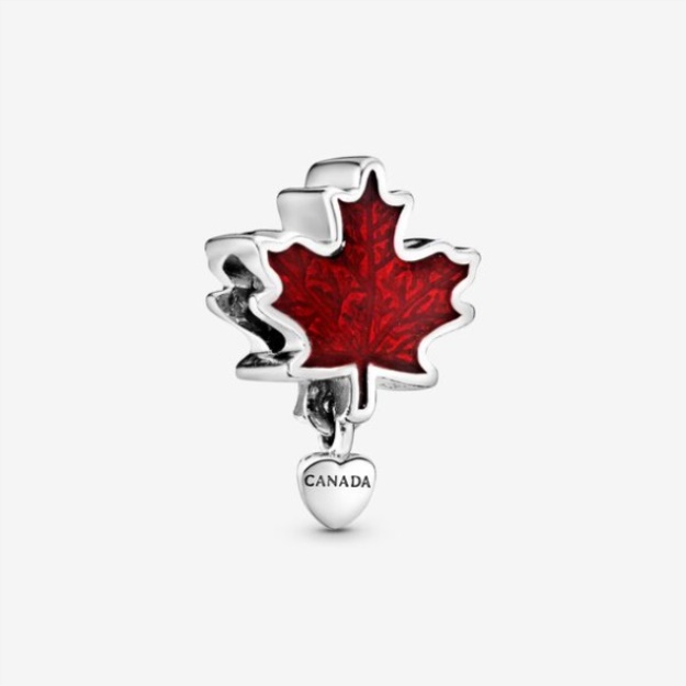 Canada Red Maple Leaf Charm Pandora
