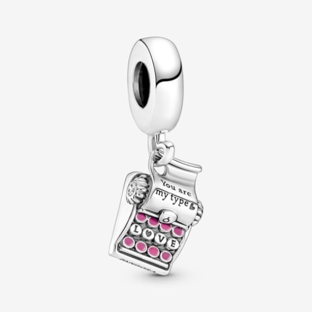 Typewriter Dangle Charm Pandora