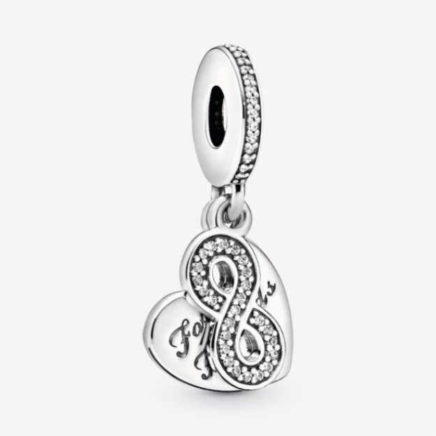 Forever Friends Heart Dangle Charm Pandora