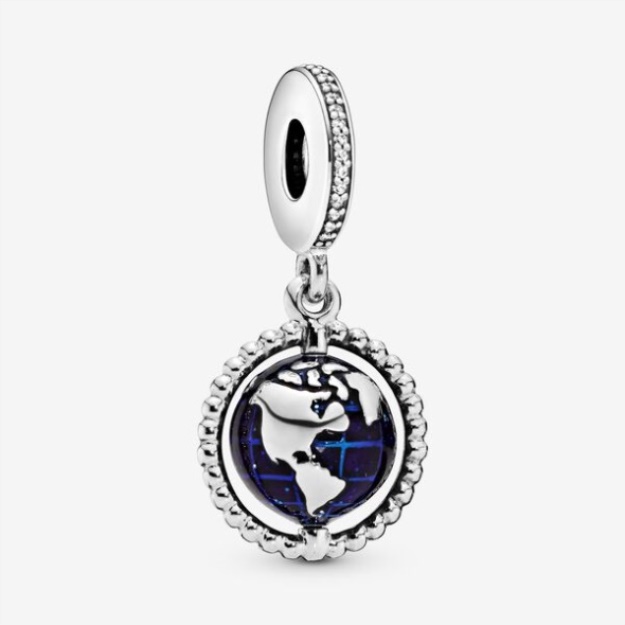 Spinning Globe Dangle Charm Pandora