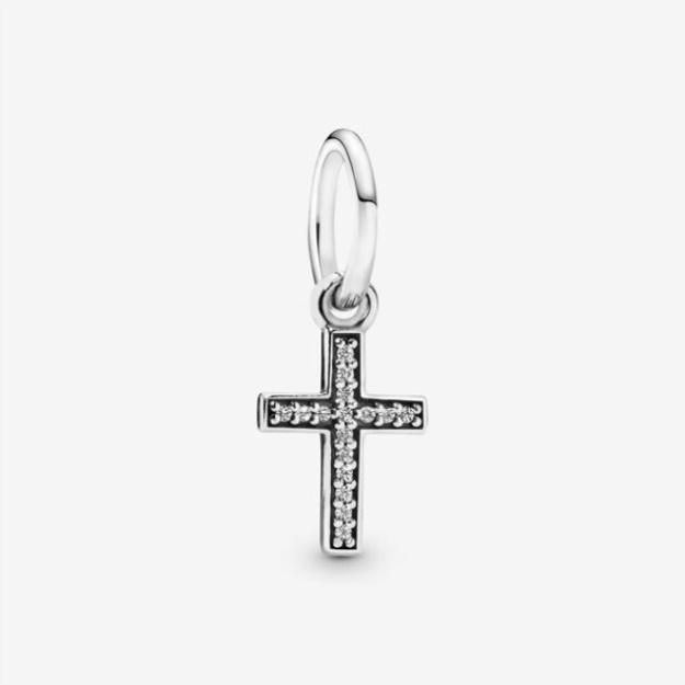 Sparkling Cross Dangle Charm Pandora