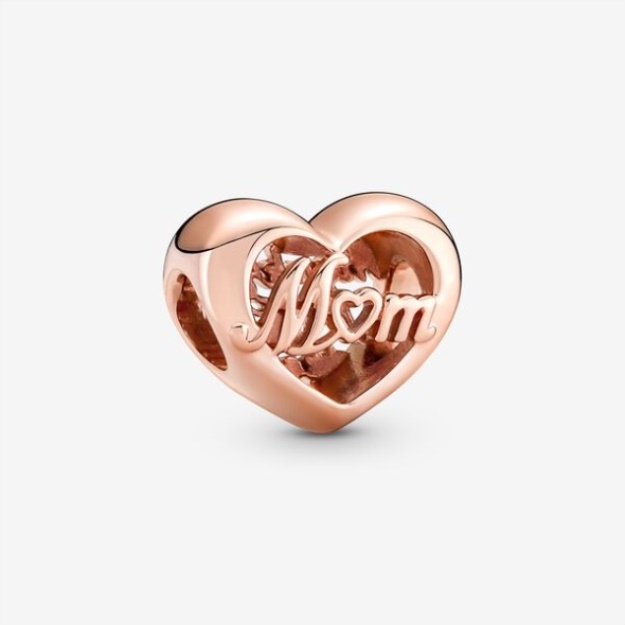Thank You Mom Heart Charm Pandora