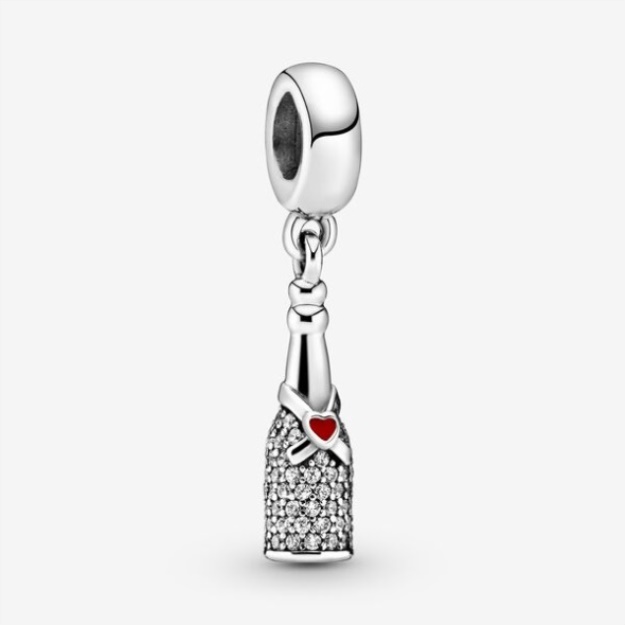 Sparkling Wine Bottle Dangle Charm Pandora