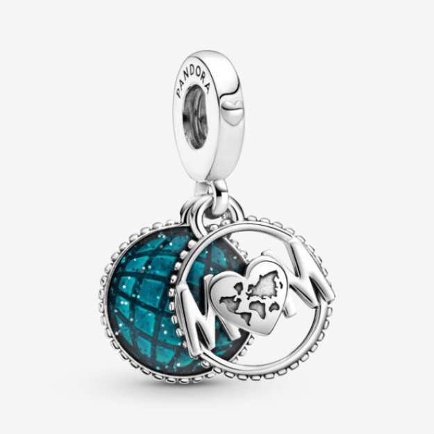 Glitter Globe Mom Dangle Charm-Final Sale Pandora
